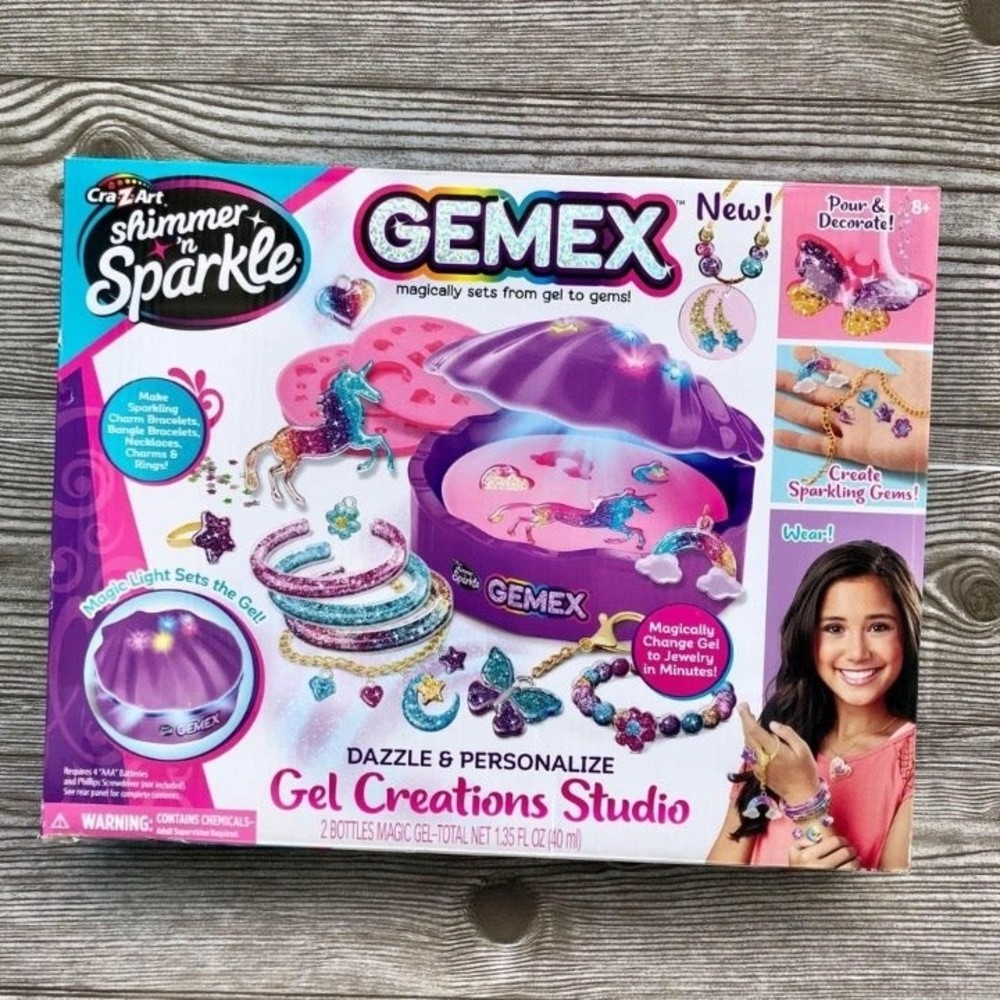 Cra-Z-Art shimmer N sparkle Gemex jewelry making set